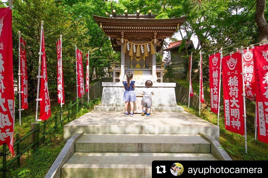 稲毛の浅間神社と松林 ちばアート祭